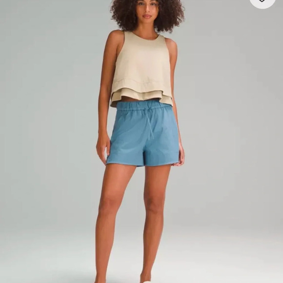 Lululemon Stretch Woven Relaxed-Fit Tank Top trench Small - Picture 2 of 7